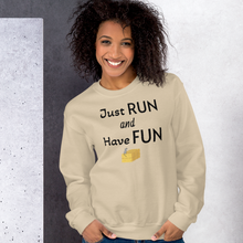Load image into Gallery viewer, Just Run Barn Hunt Sweatshirts - Light