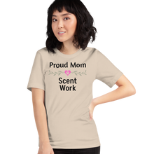 Load image into Gallery viewer, Proud Scent Work Mom T-Shirts - Light