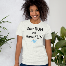 Load image into Gallery viewer, Just Run & Have Fun Dock Diving T-Shirts - Light