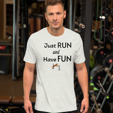 Load image into Gallery viewer, Just Run & Have Fun Agility T-Shirts - Light