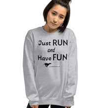 Load image into Gallery viewer, Just Run Fast CAT Sweatshirts - Light