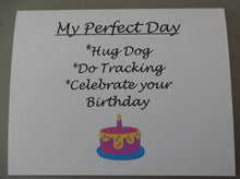 Load image into Gallery viewer, Perfect Day Tracking &amp; Happy Birthday Card
