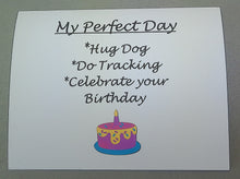 Load image into Gallery viewer, Perfect Day Tracking &amp; Happy Birthday Card
