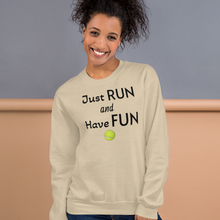 Load image into Gallery viewer, Just Run Flyball Sweatshirts - Light