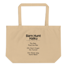 Load image into Gallery viewer, Barn Hunt Haiku X-Large Tote/ Shopping Bags