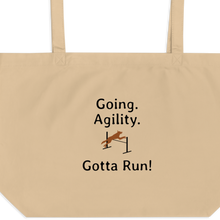 Load image into Gallery viewer, Going. Agility, Gotta Run X-Large Tote/ Shopping Bags