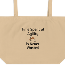 Load image into Gallery viewer, Time Spent at Agility X-Large Tote/ Shopping Bags