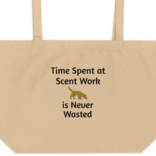 Load image into Gallery viewer, Time Spent at Scent Work X-Large Tote/ Shopping Bags