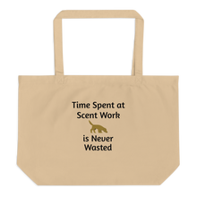Load image into Gallery viewer, Time Spent at Scent Work X-Large Tote/ Shopping Bags