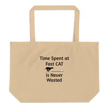 Load image into Gallery viewer, Time Spent at Fast CAT X-Large Tote/ Shopping Bags