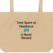 Load image into Gallery viewer, Time Spent at Obedience X-Large Tote/ Shopping Bags