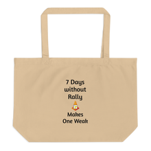 Load image into Gallery viewer, 7 Days Without Rally X-Large Tote/ Shopping Bags