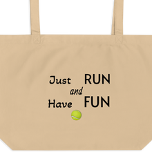 Load image into Gallery viewer, Just Run Flyball X-Large Tote/ Shopping Bag