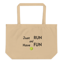 Load image into Gallery viewer, Just Run Flyball X-Large Tote/ Shopping Bag