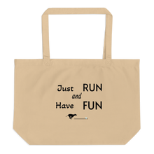 Load image into Gallery viewer, Just Run Fast CAT X-Large Tote/ Shopping Bag