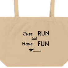 Load image into Gallery viewer, Just Run Lure Coursing X-Large Tote/ Shopping Bag