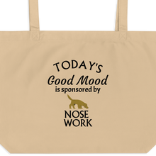 Load image into Gallery viewer, Good Mood by Nose Work X-Large Tote/ Shopping Bags