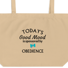 Load image into Gallery viewer, Good Mood by Obedience X-Large Tote/ Shopping Bags