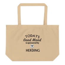 Load image into Gallery viewer, Good Mood by Sheep Herding X-Large Tote/ Shopping Bags