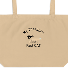 Load image into Gallery viewer, My Therapist Does Fast CAT X-Large Tote/ Shopping Bags