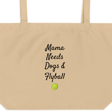 Load image into Gallery viewer, Mama Needs Dogs & Flyball X-Large Tote/ Shopping Bags