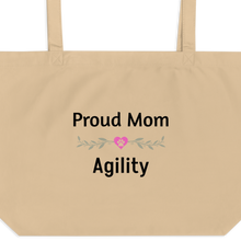 Load image into Gallery viewer, Proud Agility Mom X-Large Tote/ Shopping Bags