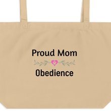 Load image into Gallery viewer, Proud Obedience Mom X-Large Tote/ Shopping Bags