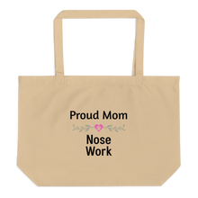 Load image into Gallery viewer, Proud Nose Work Mom X-Large Tote/ Shopping Bags