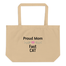 Load image into Gallery viewer, Proud Fast CAT Mom X-Large Tote/ Shopping Bags