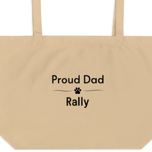 Load image into Gallery viewer, Proud Rally Dad X-Large Tote/ Shopping Bags