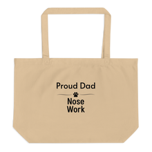 Load image into Gallery viewer, Proud Nose Work Dad X-Large Tote/ Shopping Bags
