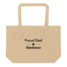 Load image into Gallery viewer, Proud Obedience Dad X-Large Tote/ Shopping Bags