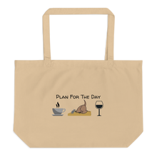 Load image into Gallery viewer, Plan for the Day - Earthdog  X-Large Tote/ Shopping Bags