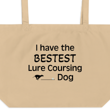 Load image into Gallery viewer, I Have the Bestest Lure Coursing Dog X-Large Tote/ Shopping Bags