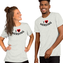 Load image into Gallery viewer, I Heart w/ Paw Herding T-Shirts - Light