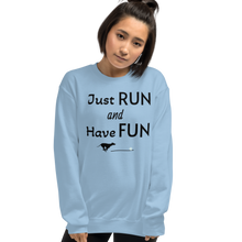 Load image into Gallery viewer, Just Run Fast CAT Sweatshirts - Light