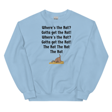 Load image into Gallery viewer, Where's the Rat? Earthdog Sweatshirts - Light