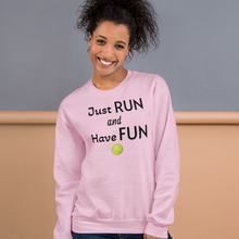 Load image into Gallery viewer, Just Run Flyball Sweatshirts - Light