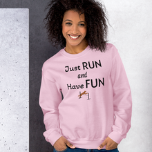 Load image into Gallery viewer, Just Run Agility Sweatshirts - Light