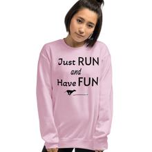 Load image into Gallery viewer, Just Run Fast CAT Sweatshirts - Light