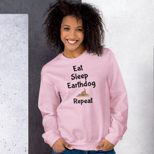 Load image into Gallery viewer, Eat. Sleep, Earthdog, Repeat Sweatshirts - Light