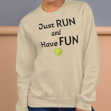 Load image into Gallery viewer, Just Run Flyball Sweatshirts - Light