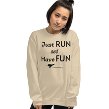 Load image into Gallery viewer, Just Run Fast CAT Sweatshirts - Light