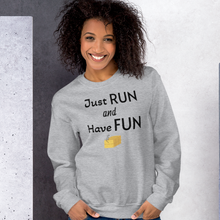 Load image into Gallery viewer, Just Run Barn Hunt Sweatshirts - Light