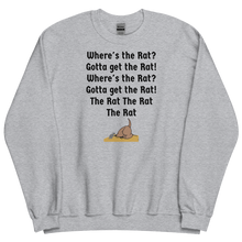 Load image into Gallery viewer, Where's the Rat? Earthdog Sweatshirts - Light