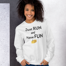 Load image into Gallery viewer, Just Run Barn Hunt Sweatshirts - Light