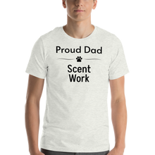 Load image into Gallery viewer, Proud Scent Work Dad T-Shirts - Light