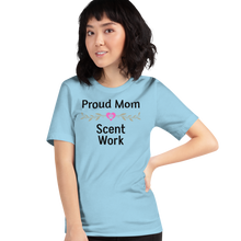 Load image into Gallery viewer, Proud Scent Work Mom T-Shirts - Light