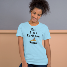 Load image into Gallery viewer, Eat, Sleep, Earthdog, Repeat T-Shirts - Light
