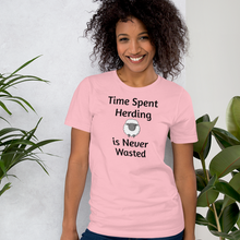 Load image into Gallery viewer, Time Spent Sheep Herding T-Shirts - Light